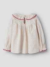Lil’ Atelier Skjortebluse - Nmfrasia - Turtledove Red Dahlia